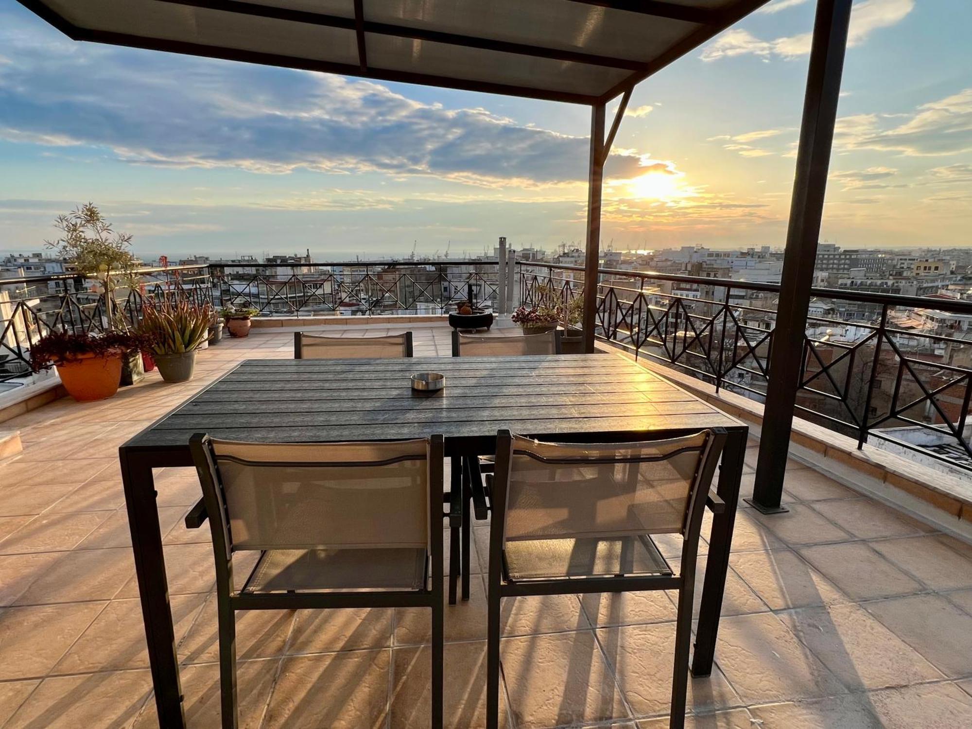 公寓 180° Rooftop View 塞萨洛尼基