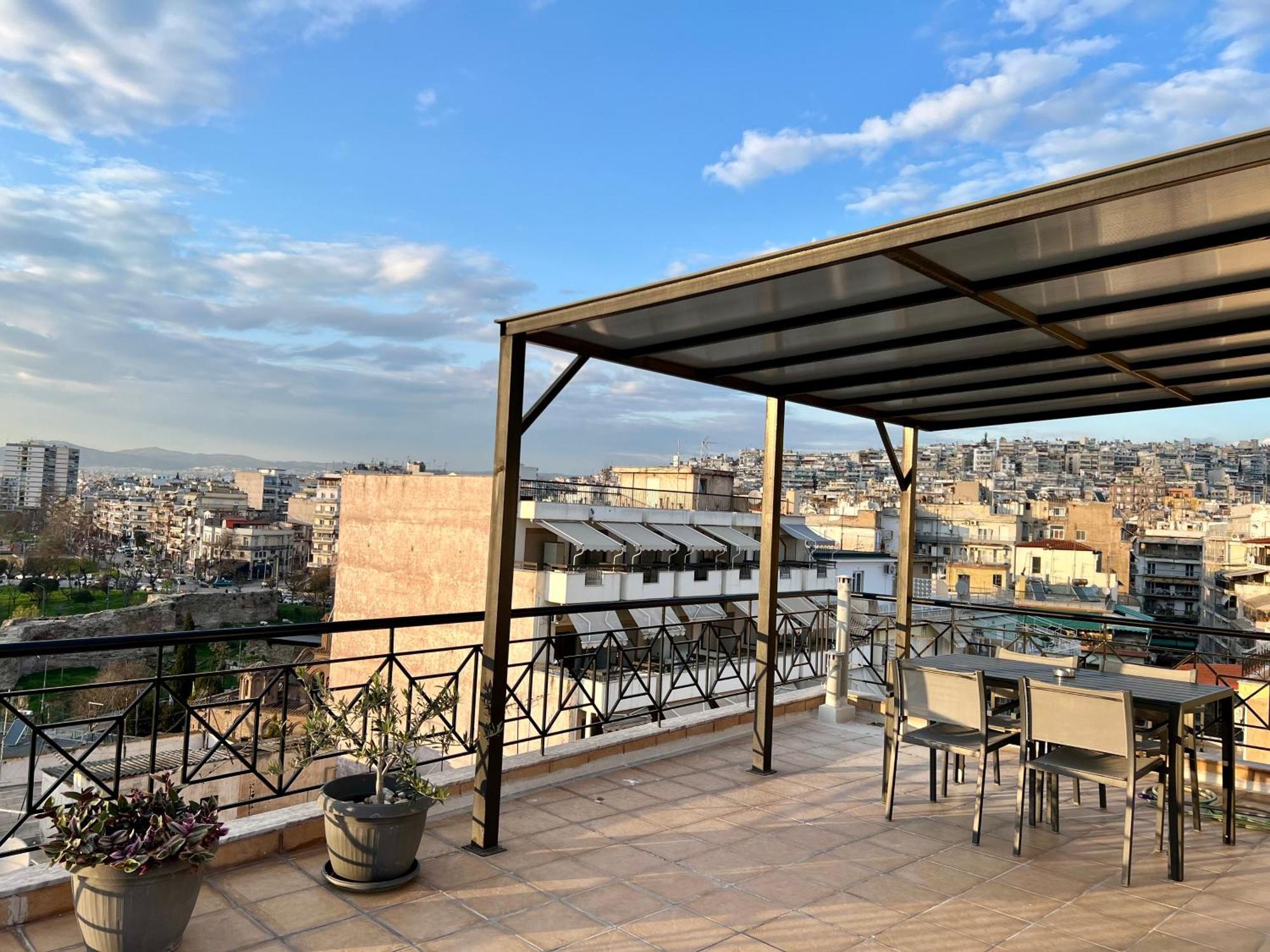 公寓 180° Rooftop View 塞萨洛尼基